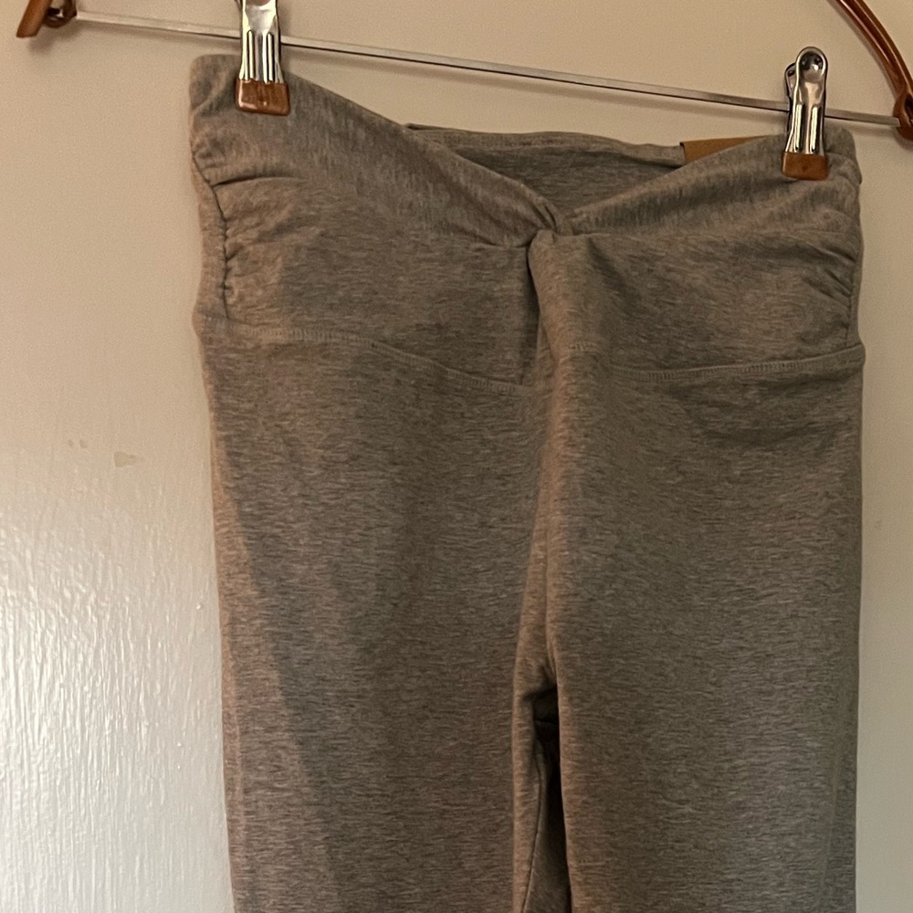 Grey high waist full length legging